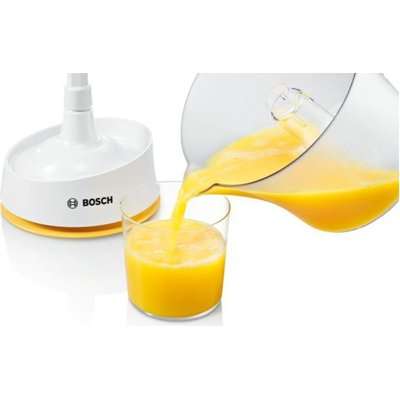Bosch MCP3500 Citrus Press with Pulp Adjustment (White and Yellow)