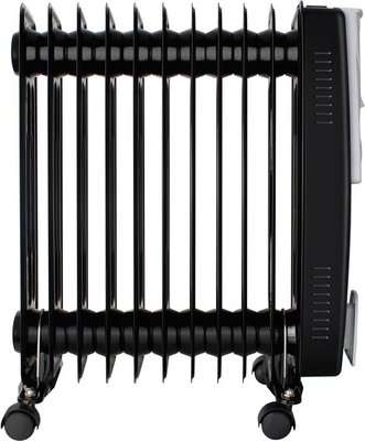 Mellerware Mohabi 2500 - Steel 11 Fin Oil Filled Heater with 3 Heat Settings (2500W)(Black)
