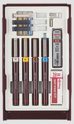 Rotring Rapidograph College Pen Set