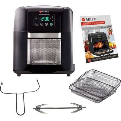 Milex Digital Hurricane Power AirFryer Oven XL with Rotisserie