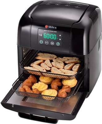 Milex Digital Hurricane Power AirFryer Oven XL with Rotisserie