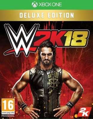 WWE 2k18 - Deluxe Edition (XBox One, Blu-ray disc)