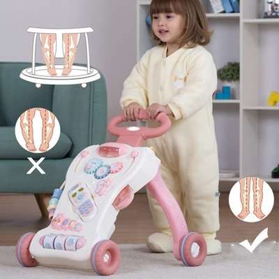 Nuovo Multifunctional Baby Walker (Dark Pink)