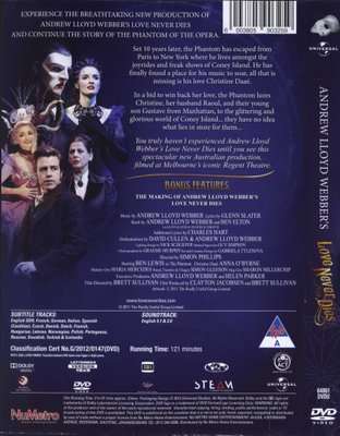 Love Never Dies  (DVD)