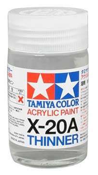 Tamiya X-20A Thinner (46ml) (Acrylic Model Paint)