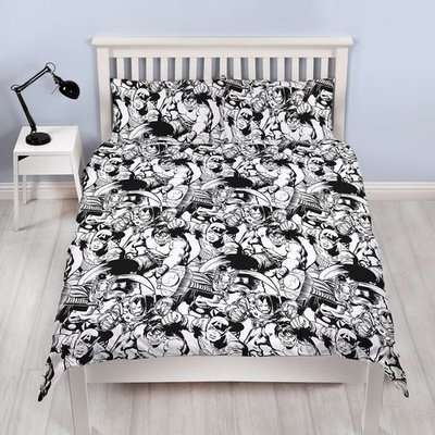 Marvel Comics Crop Reversible Duvet Cover (Double)