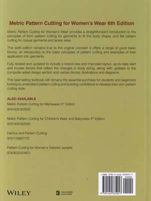 Metric Pattern Cutting for Women's Wear (Hardcover, 6th Edition)