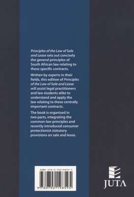 Principles of the Law of Sale & Lease (Paperback, 3rd Edition)