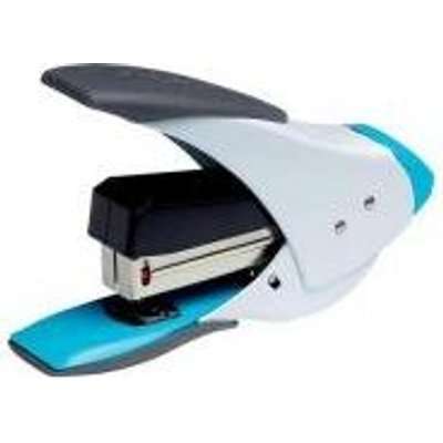 Rexel Easy Touch 20 Quarter Strip Stapler (White and Blue)