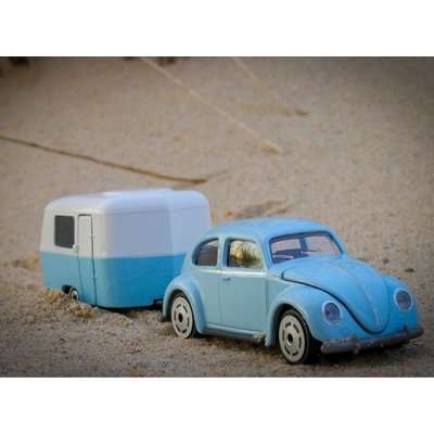 Majorette Vintage Trailer Assortment (Single Unit - Supplied May Vary)