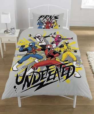 Power Rangers Ninja Steel Panel Duvet Set (Single)