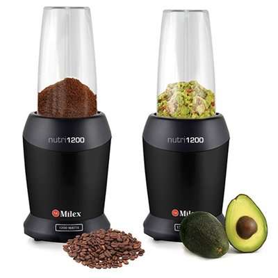 Milex Nutri1200 8-in-1 Nutritional Blender (Black)