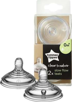 Tommee Tippee - Closer to Nature Slow Flow Teat (2 Pack)