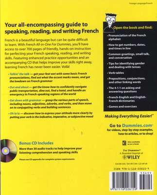 French All-in-One For Dummies - with CD (Paperback)
