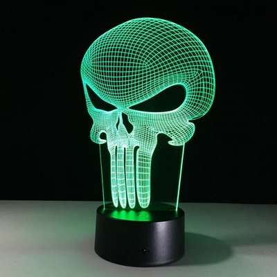 LED Night Lamp - Skull