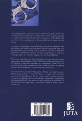 Applied Law For Police Officials (Paperback, 4th Edition)