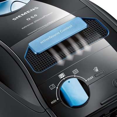 Siemens Q5.0 Extreme Silence Power Vacuum Cleaner (Black)