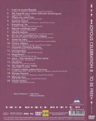 Joyous Celebration 8 - To Be Free (DVD)