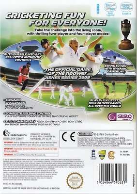 Ashes Cricket 2009 (Nintendo Wii)