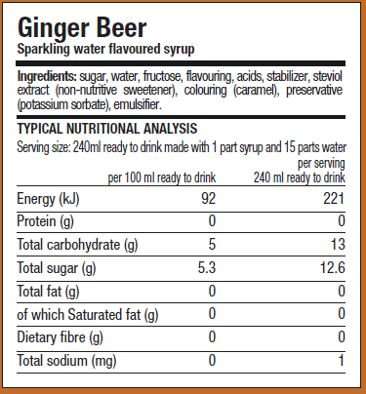 Sodastream Classics - Crafted Ginger Beer Syrup (440ml)