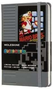 Moleskine Limited Edition Notebook Mario Nes Cartridge Hard Ruled Pocket (Grey) (70 gsm)