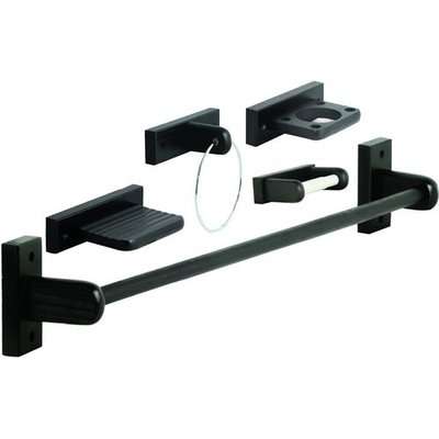 Wildberry Bathroom Set (5 Piece) (Mahogany)