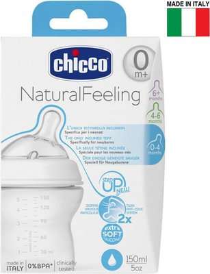 Chicco Natural Feeling Bottle (150ml | 0m+)