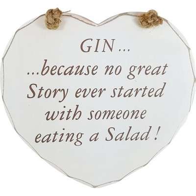 Gin Tribe Heart Plaque - Gin Story