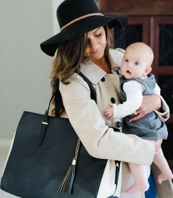 Baby Sense Mom & Baby Bag - Melaine Black