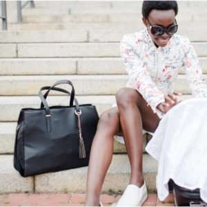 Baby Sense Mom & Baby Bag - Melaine Black