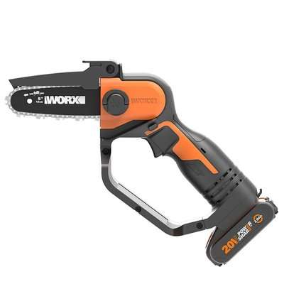 WORX MAX One Handed Cordless Pruning Saw & 2.0Ah Battery (20V)