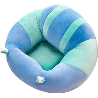 4AKid Plush Baby Chair (Blue & Green)