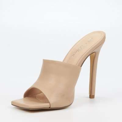 Miss Black Tula High Heel (Nude)(5)