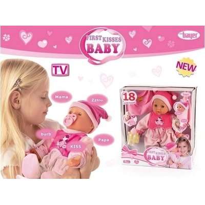 Bayer First Kisses Baby Doll with sounds (42cm)