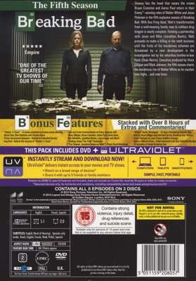 Breaking Bad - Season 5 - Part 1 (English, French, Spanish, DVD)