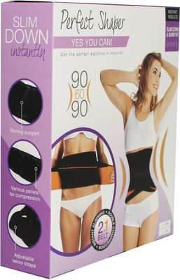 Perfect Shaper Double Compression Velcro Waist Belt (S/M)