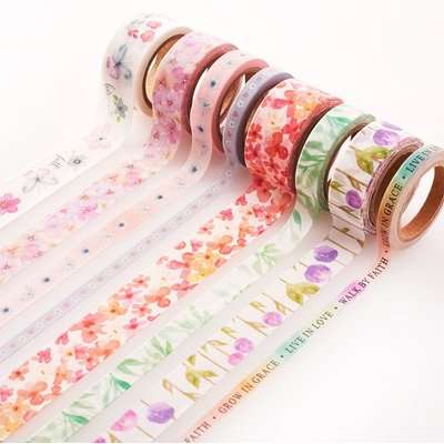 Blossoms of Blessings Washi Tape (8 Piece)