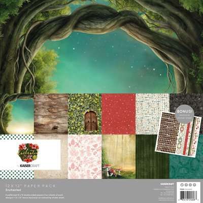 Paper Pack Enchanted (12"x12")(12 Sheets)