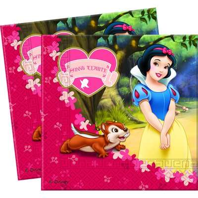 Snow White - 2-Ply Paper Napkins (20 Pack)