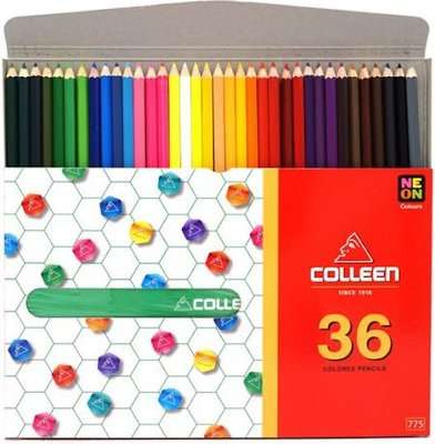Colleen Pencil Crayons - Assorted Colours (Box of 36)