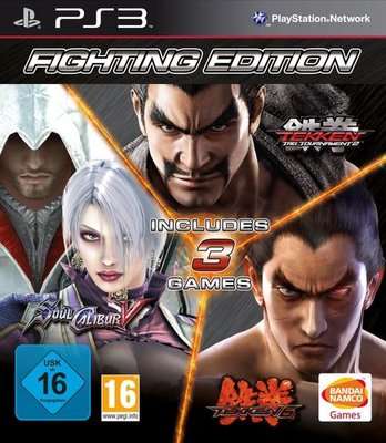 Tekken Tag 2, Tekken 6 & Soulcalibur V (Fighting Edition) (PlayStation 3, Blu-ray disc)