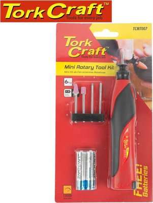 Tork Craft Mini Rotary Tool Kit (5 Pieces)