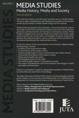 Media studies, Vol 1 - Media history, media and society (Paperback, 2nd)