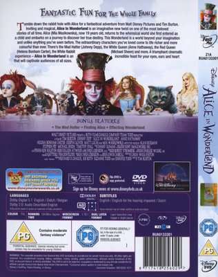 Alice In Wonderland - (2010) (DVD)