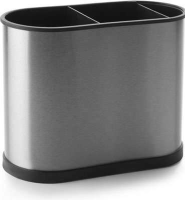 Ibili Prisma Rectangular Utensil Holder (Stainless Steel)