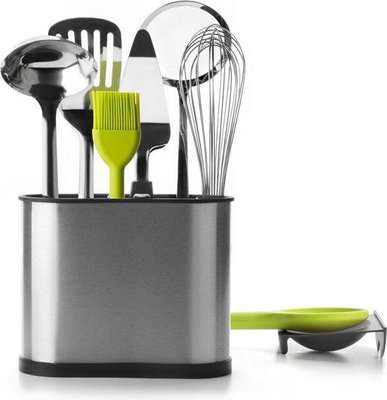 Ibili Prisma Rectangular Utensil Holder (Stainless Steel)