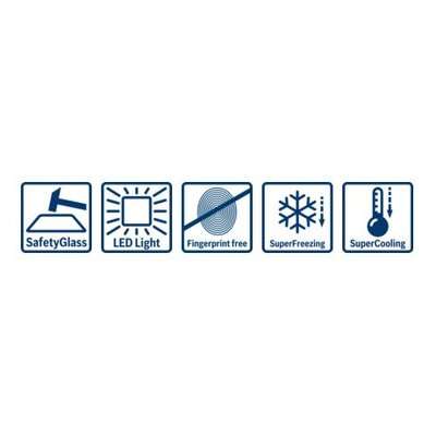 Bosch 573L Side by Side Fridge / Freezer (Inox Easy Clean) - Use Coupon Code FESTIVEDEAL and Save R1