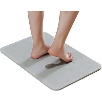 Diatomite Bath Mat (Grey)