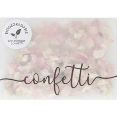 Botanical Wedding - Dried Rose Petal Biodegradable Wedding Confetti in Paper Envelope (5g)