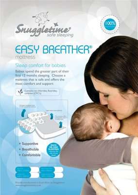 Snuggletime Easy Breather Mattress (Pram)